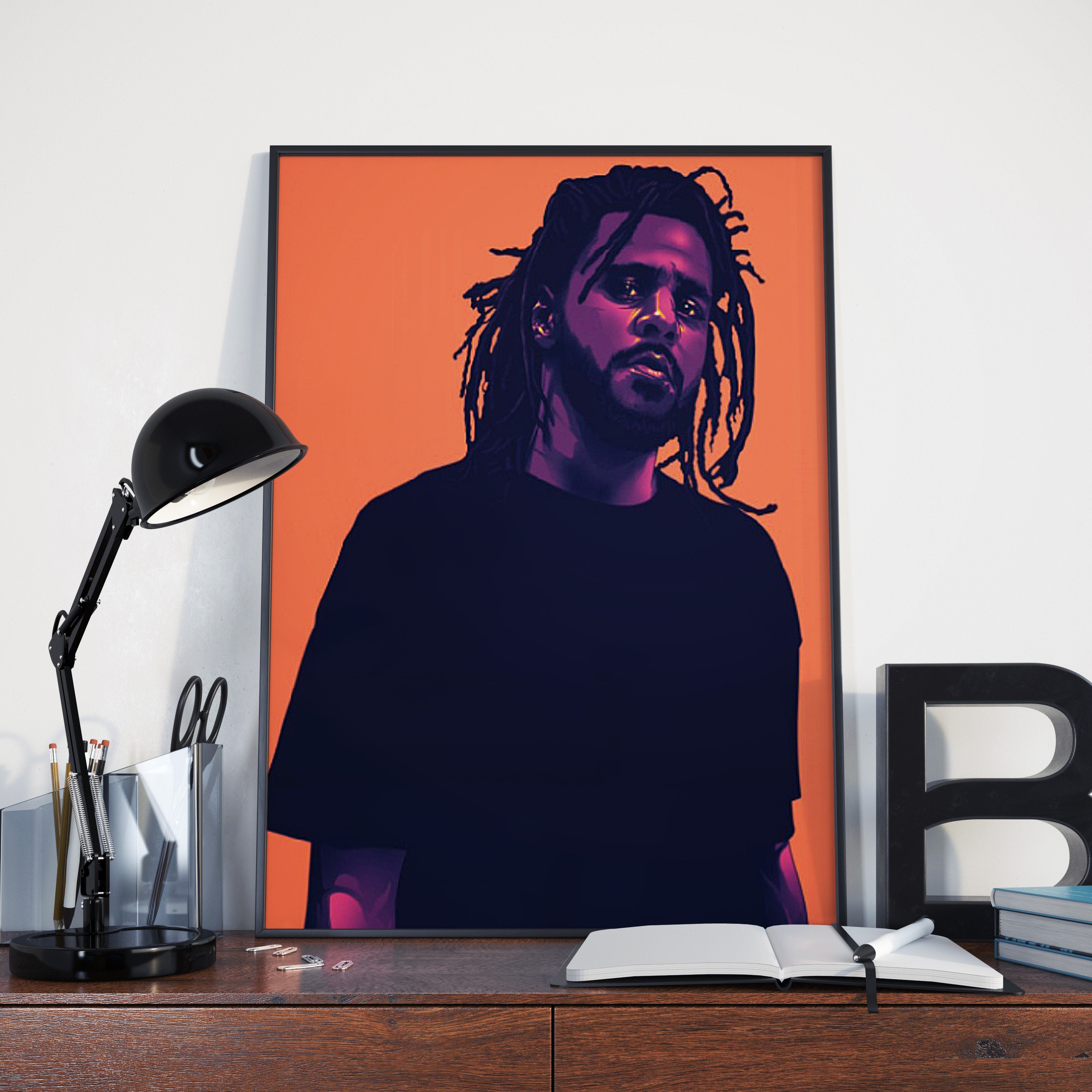 J Cole Custom Printing Home Decor Wall Hanging Custom Etsy