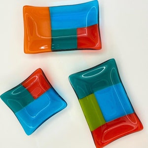 Buntes Mosaik aus geschmolzenem Glas - bringen Sie Farbe in jeden Raum