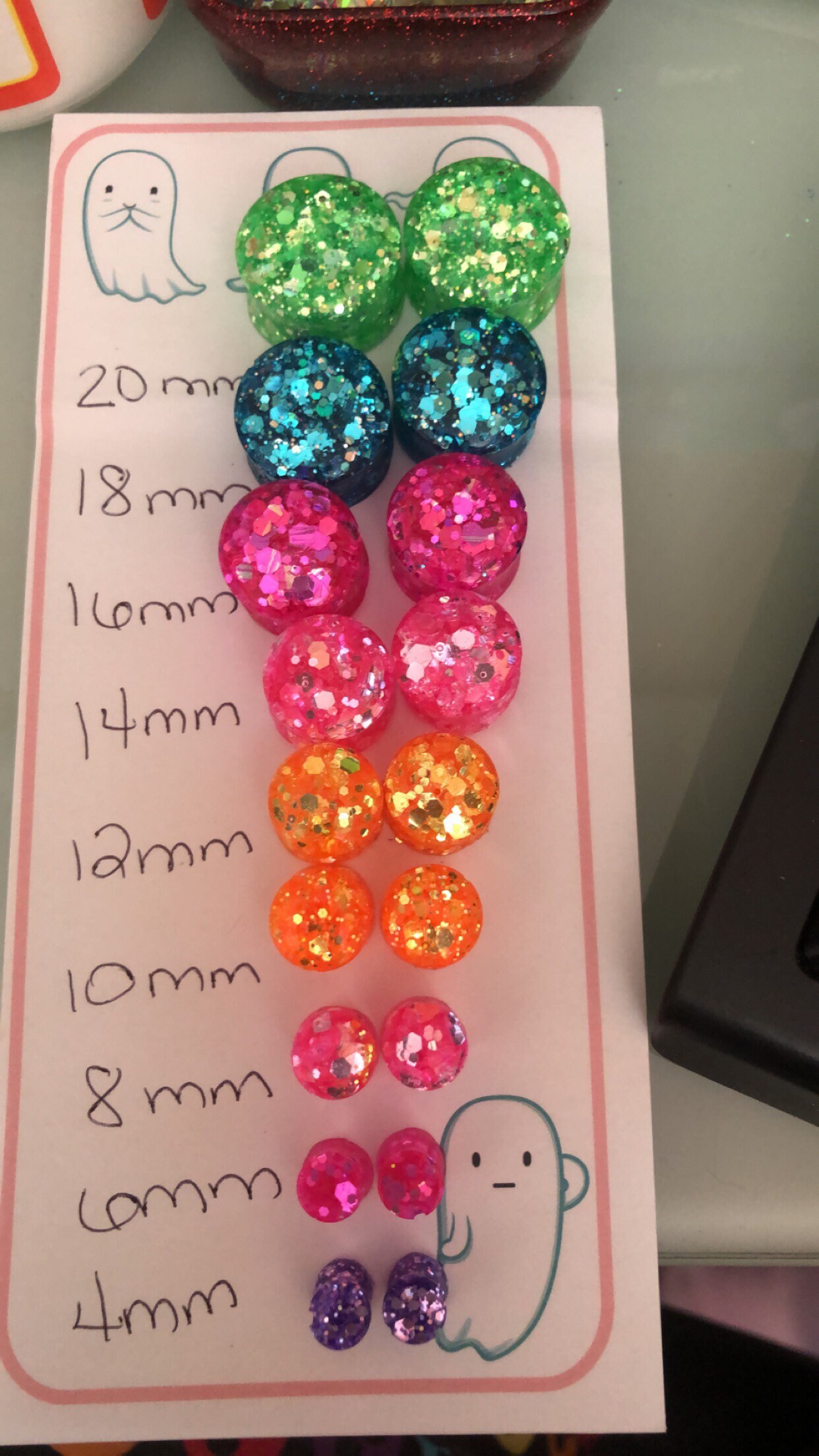 Silicone Ear Gauge Mold 4mm20 mm plugs gauges body jewelry Etsy