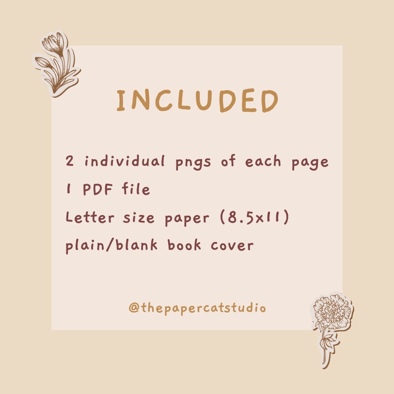 Cute Slam Book Templates, Vintage Theme, Printable Slam Book, Slam Book