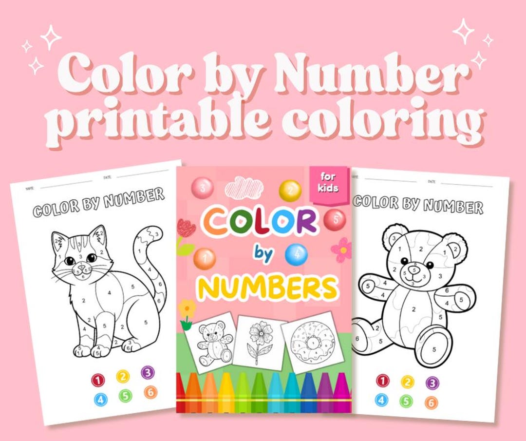 Color by Numbers Coloring Book | Printable Coloring | Kids Coloring ...