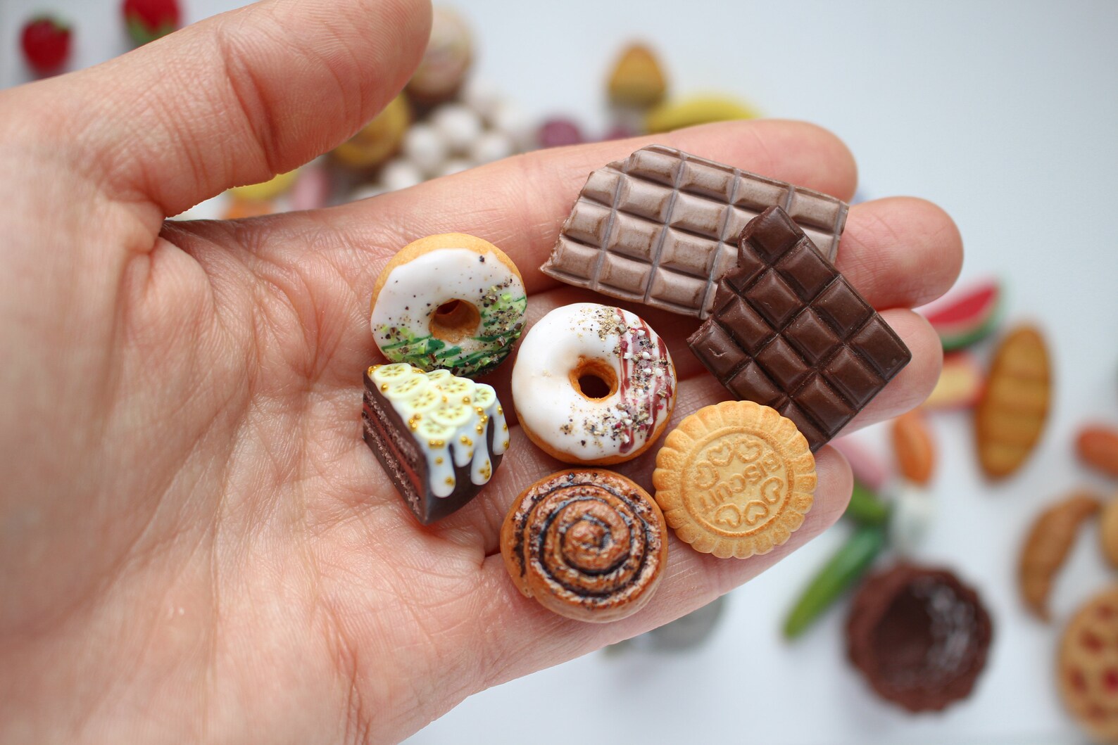 Big set polymer clay food. Vegetables fruits sweets bakery Etsy