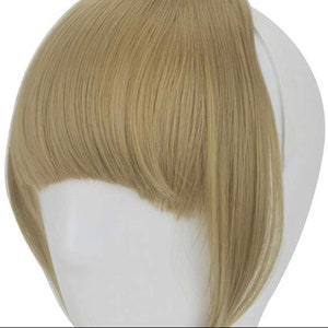 Human hair bangs Clip in Hair Extension , Human hair fringe, Blonde, Black, Brown, Rainbow or 15 different colours to choose from.