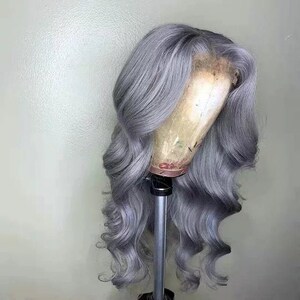 Grey remy wigs on sale