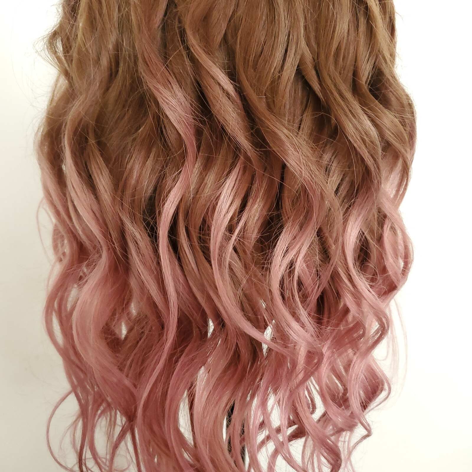 Gold Rosepink Light Brown Lace Front Wig. Rose Love Inspired. - Etsy