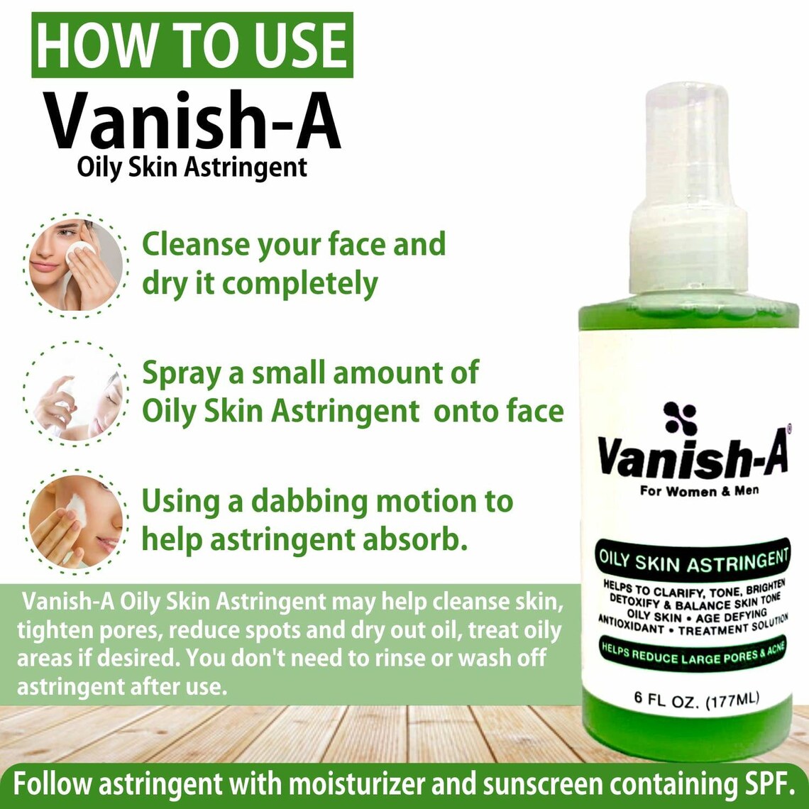 Oily Skin Astringent Zero Spot Toner Oily Skin Treatment Etsy