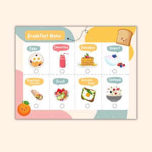 Toddler & Kids Breakfast Menu
