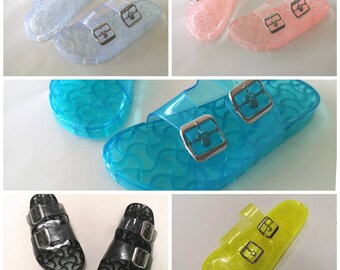 clear jelly water shoes
