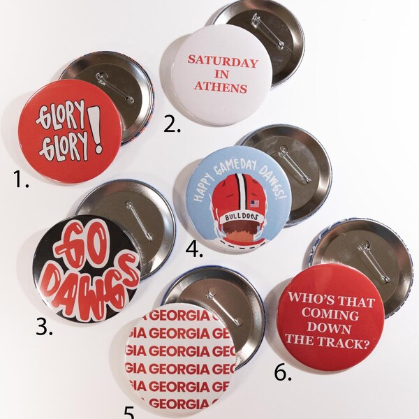Game Day Buttons - Etsy