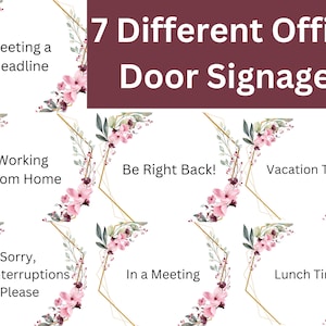Office Door Signage
