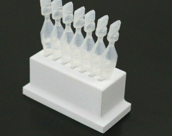 Eye Drops Vial Holder for single-use disposable eye drops - 3D Printed