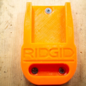 3D-utskrivet Ridgid 18v verktygsfäste/hållare *ny design bild 3