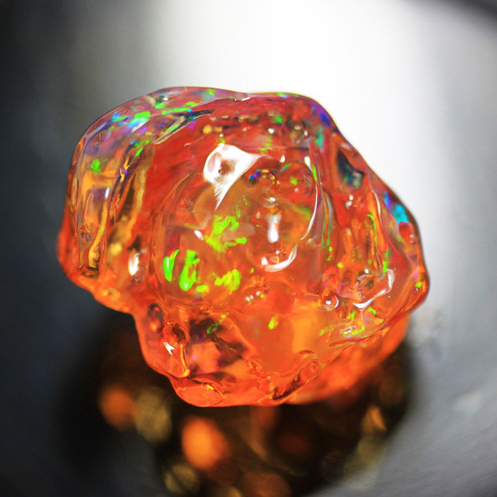 Excellent Mexican Jelly Opal Unusual Shape UNIQUE GEM Quality Etsy