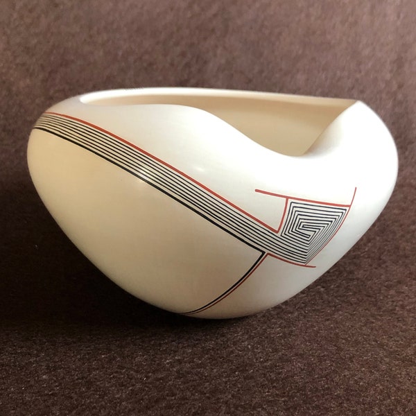 Diego Valles Pottery "Small folded rim bowl"