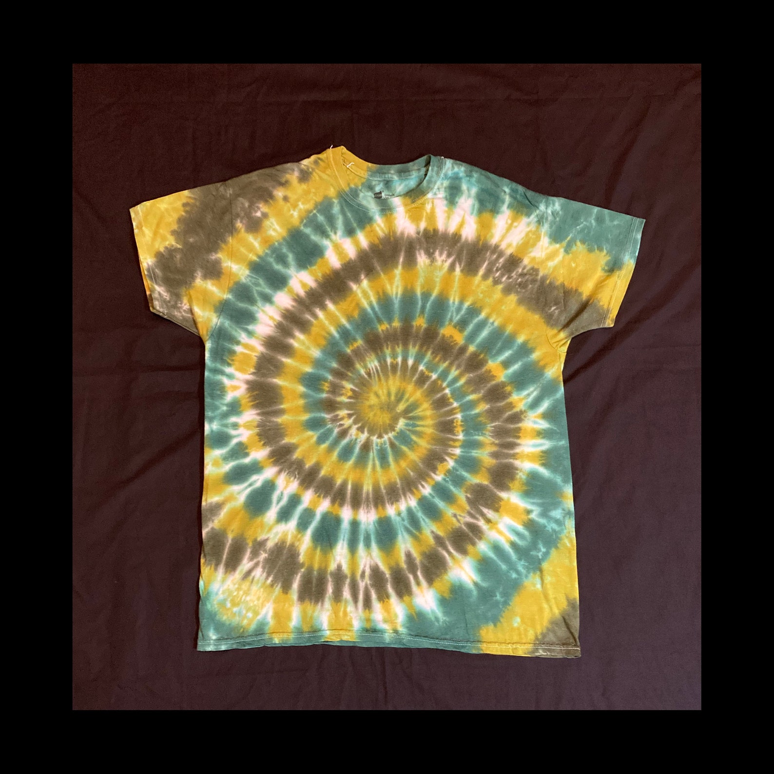 Green Swirl Tie Dye T-shirt Unisex - Etsy