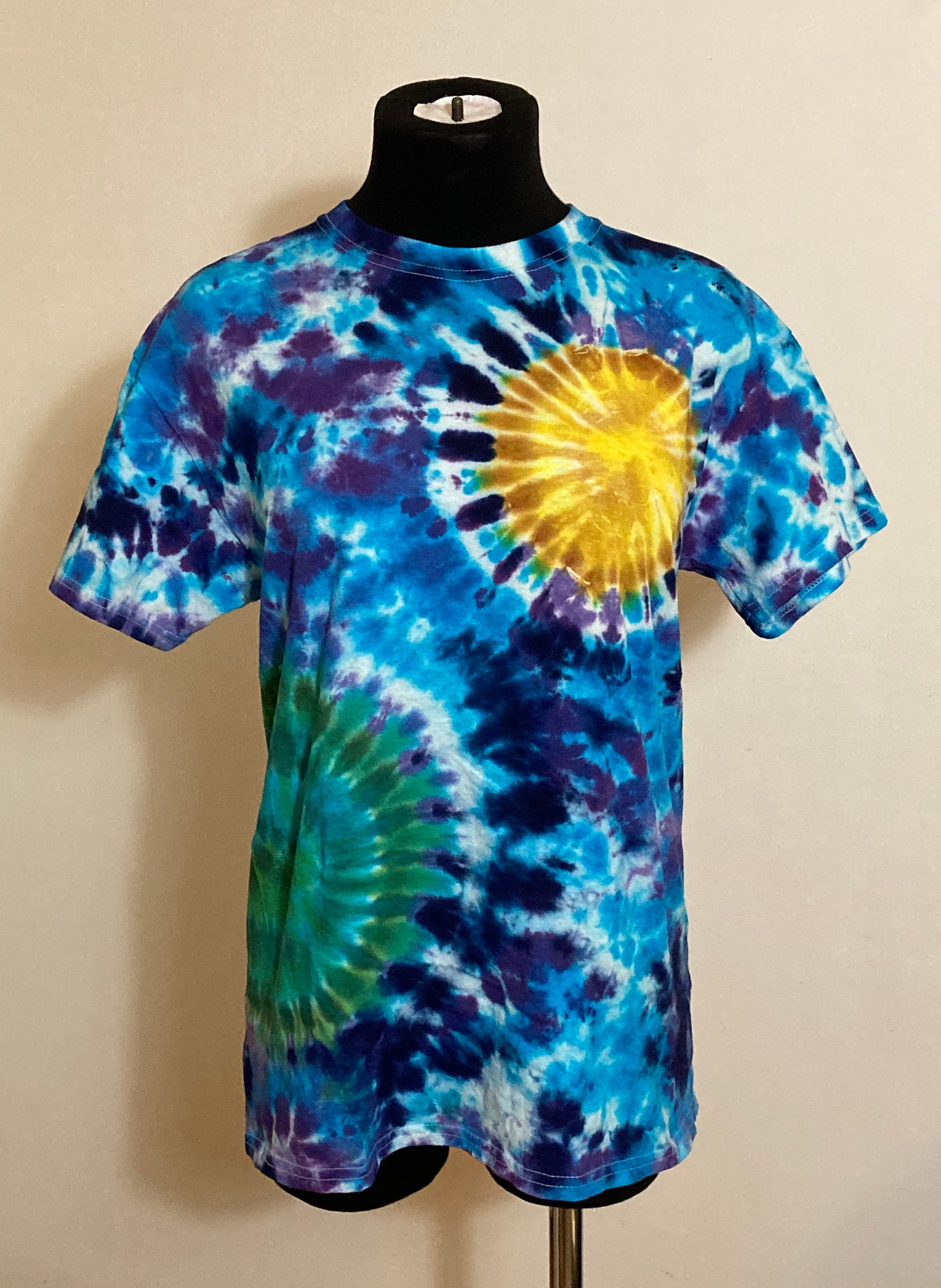 Bullseye Tie Dye Tshirt Unisex Small Etsy
