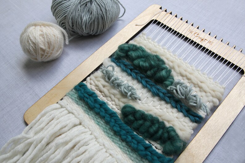 Mini Weaving Kit Weaving Loom Kit Lap Loom Kit Small Etsy Canada