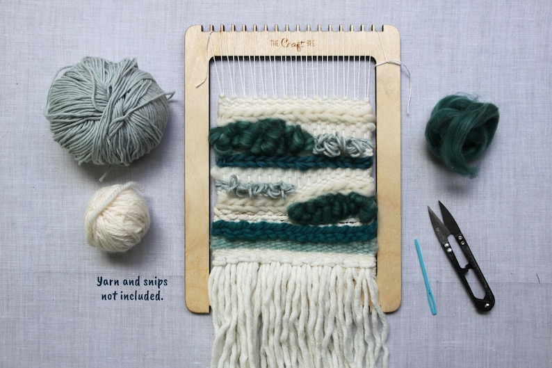 Mini Weaving Kit Weaving Loom Kit Lap Loom Kit Small Etsy Canada