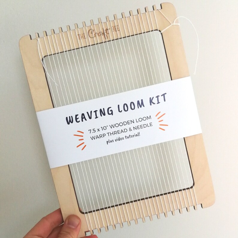 Mini Weaving Kit Weaving Loom Kit Lap Loom Kit Small Etsy Canada