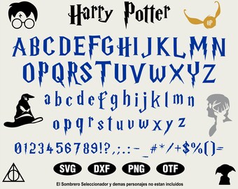 Download Harry Potter Font Svg Etsy