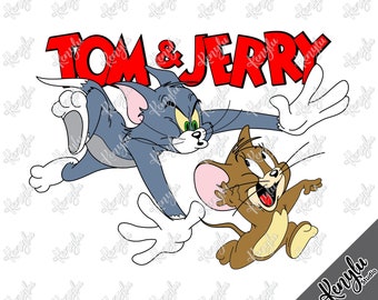 Tom And Jerry Svg 500 Tom And Jerry Svg Etsy