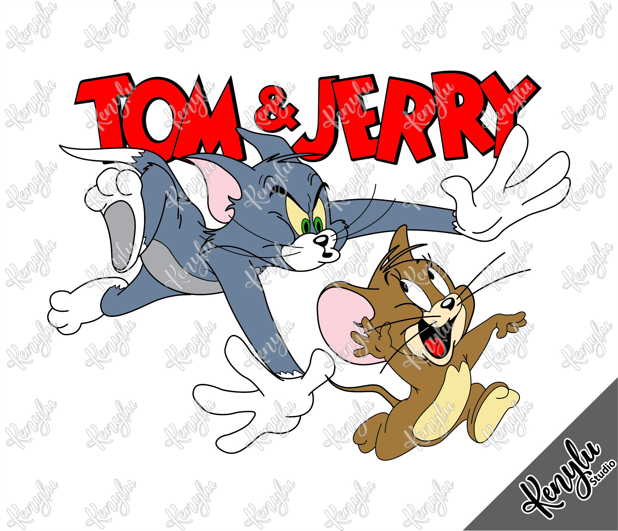 Tom y Jerry Svg Instant download Svg Png Eps Pdf Ai