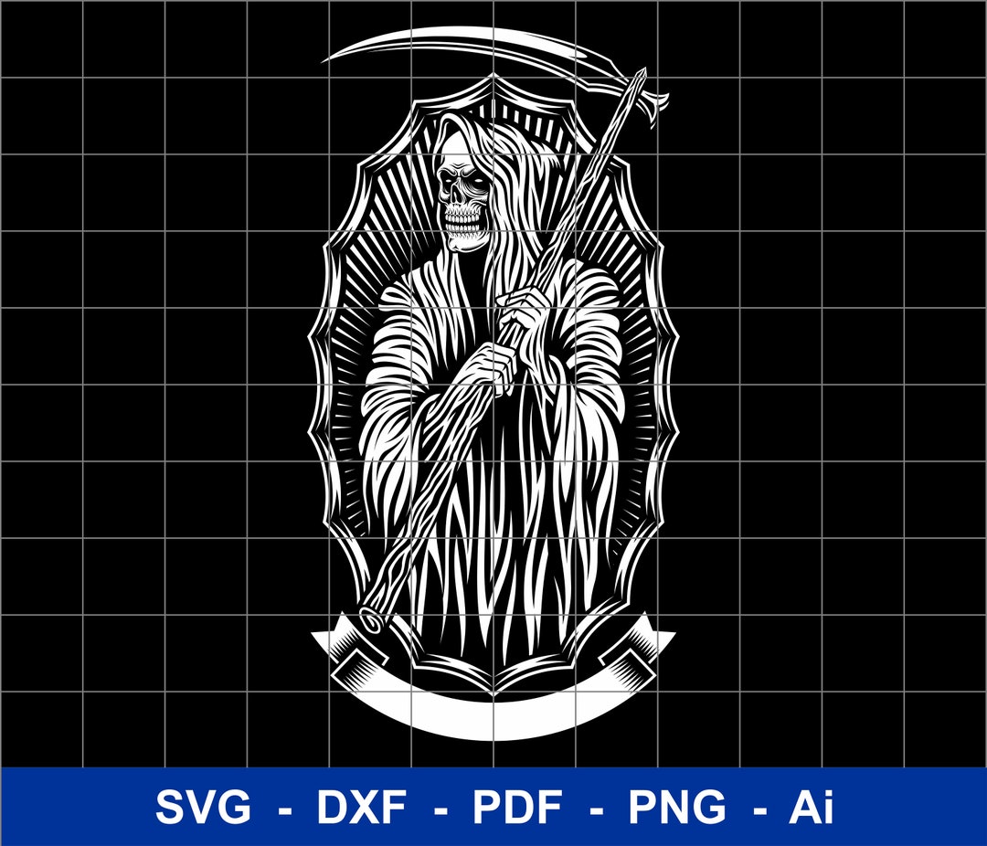 Santa Muerte Svg Santa Muerte Png Santa Muerte Vector. - Etsy México