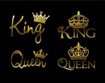 King Queen Svg King and Queen Svg King and Queen Crowns -  Norway