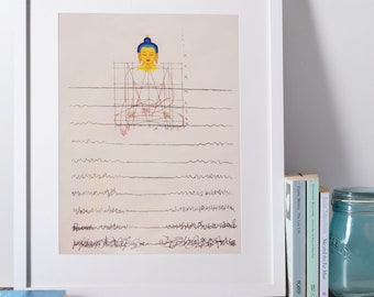 Lam-rim: Der Weg. Tibetische zeitgenössische Kunst von Karma Phuntsok. Druck in Museumsqualität