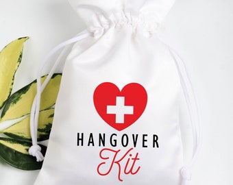 Hangover Kit Welcome favor bags Custom Bachelorette favors Birthday party bags Party Hangover bags Bachelorette Party Hangover - Set of 30