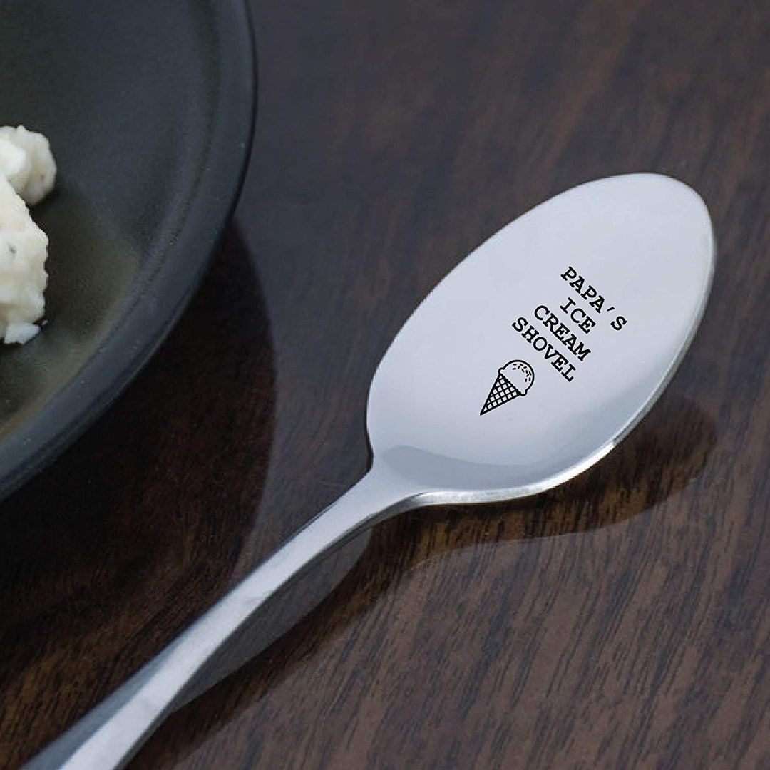Papas ice cream spoon papa s ice cream shovel practical gift for dad
