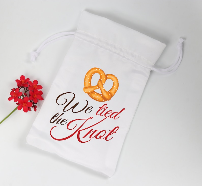 We Tied The Knot Favor bags Wedding Favor Treat Bags Thank You Bags Summer Wedding Gift Bag Wedding favor bags Christmas bags Wedding bags