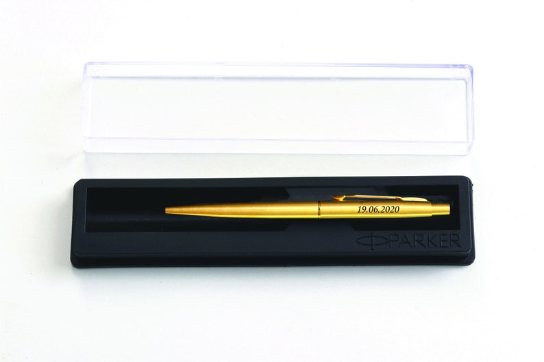 Set of 5 Personalized Free Engraved Pen Gold Parker Jotter Etsy Canada
