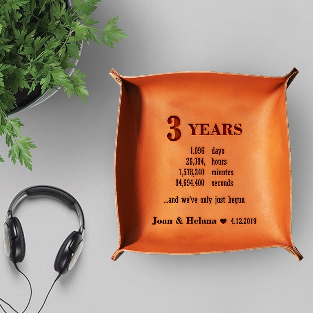 Personalized Leather Tray Custom Leather Tray Custom Valet Etsy