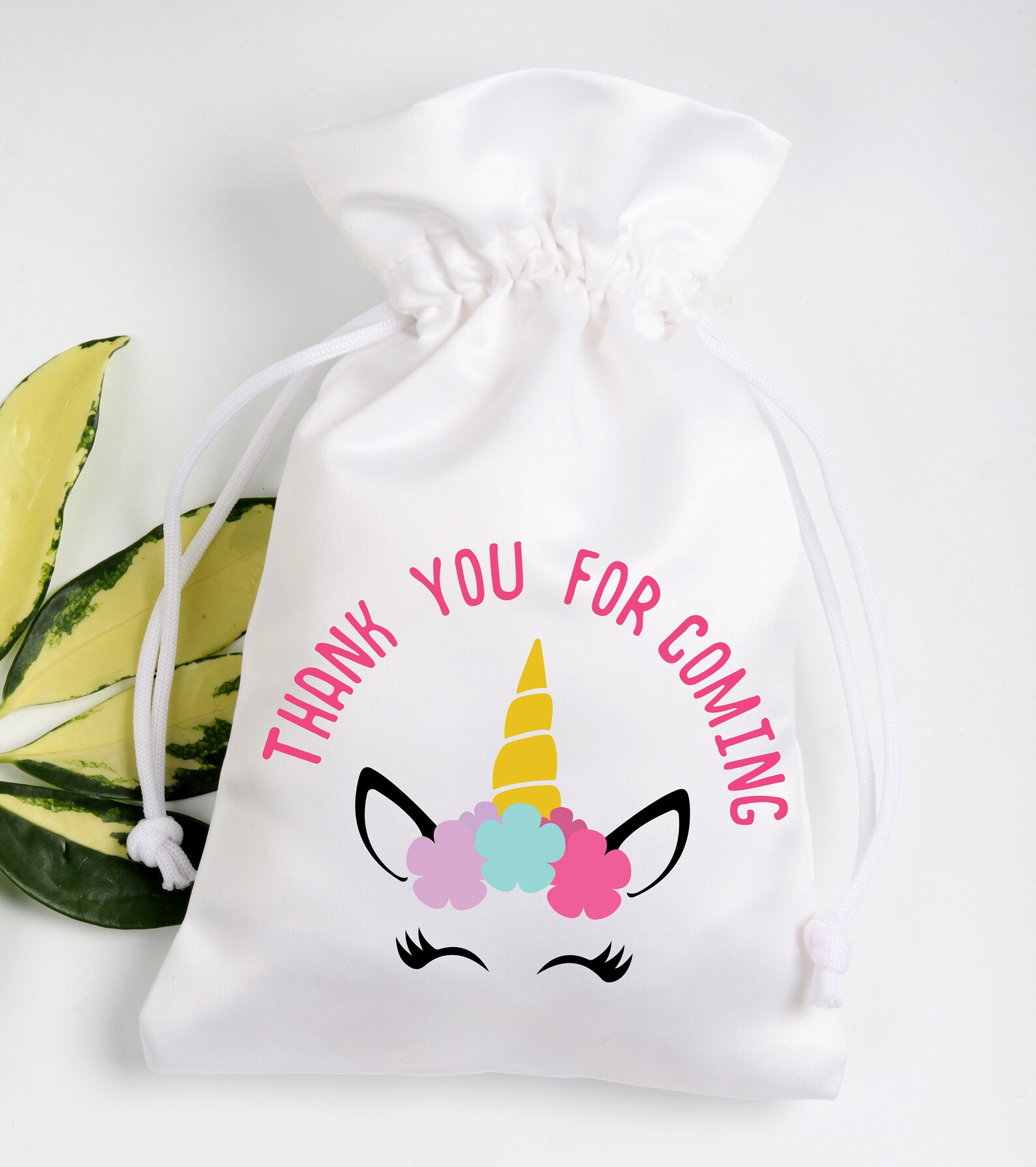 Set of 10 Unicorn favor bags Popcorn Bag Treat Bags Donut Etsy