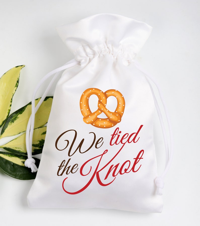 We Tied The Knot Favor bags Wedding Favor Treat Bags Thank You Bags Summer Wedding Gift Bag Wedding favor bags Christmas bags Wedding bags