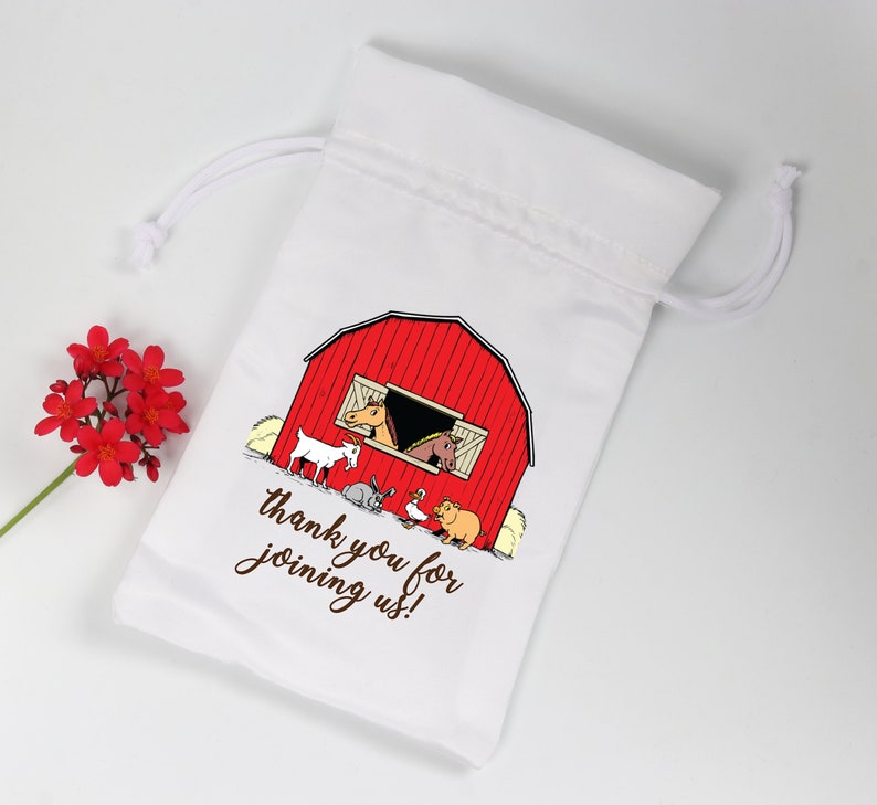 Farm House Party favor bags Eco Friendly Gift Bag Birthday party favor bags Buffet Favor Bags Customized Favor bags Hangover Bags Gift bags