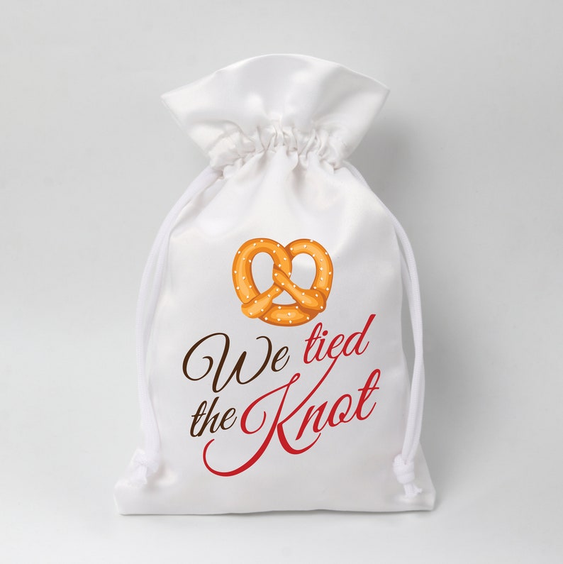 We Tied The Knot Favor bags Wedding Favor Treat Bags Thank You Bags Summer Wedding Gift Bag Wedding favor bags Christmas bags Wedding bags