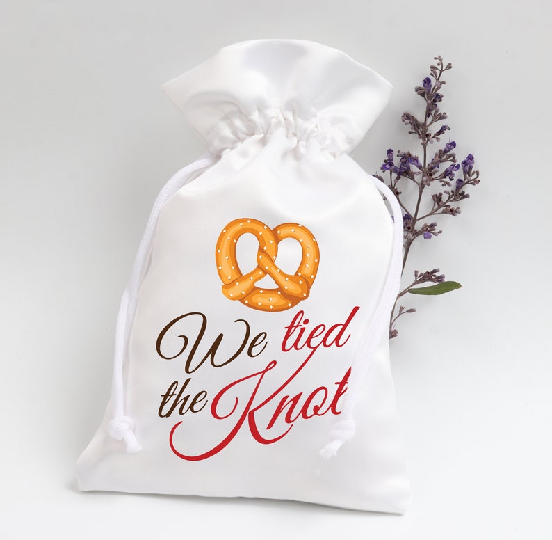 We Tied The Knot Favor bags Wedding Favor Treat Bags Thank You Bags Summer Wedding Gift Bag Wedding favor bags Christmas bags Wedding bags