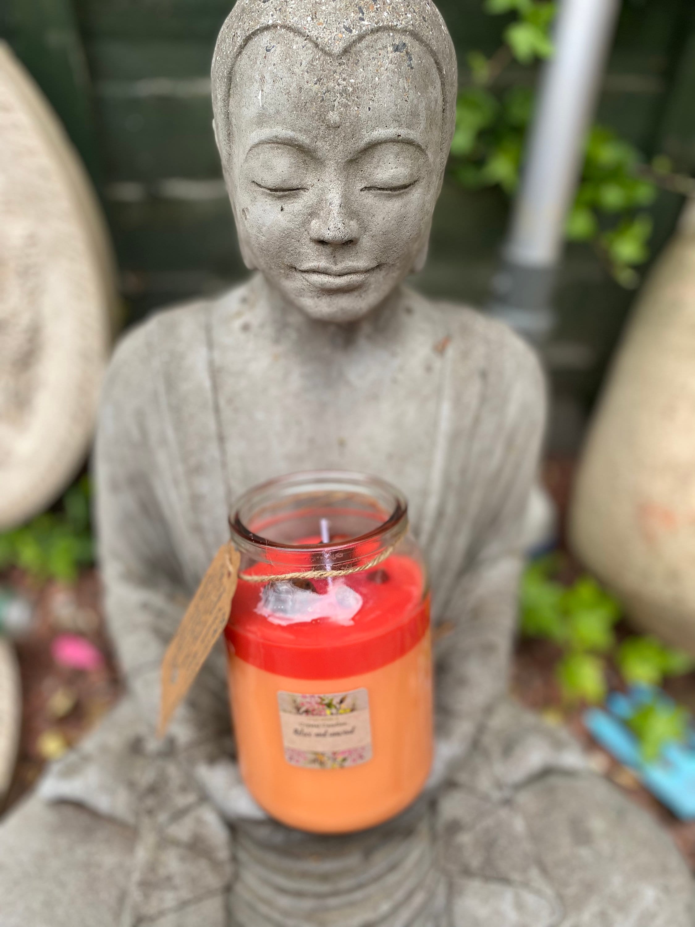 Spiritual healing homemade large candle Etsy