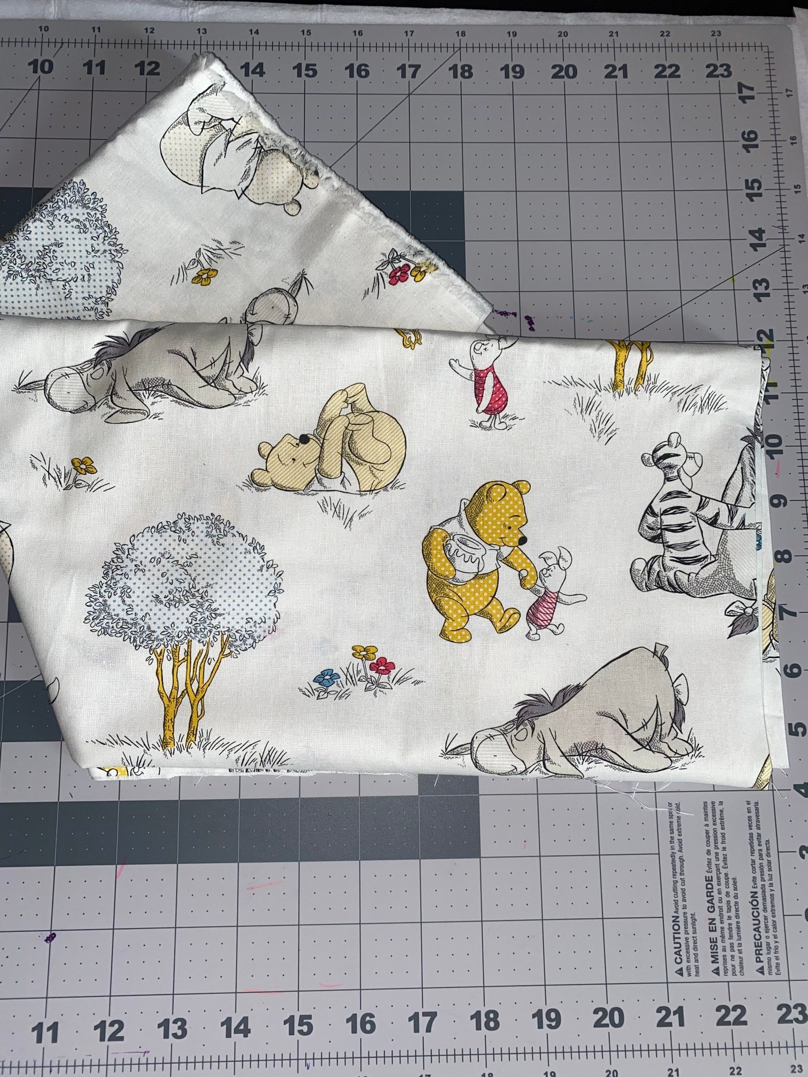 1/4 Yard Winnie the Pooh fabric Etsy