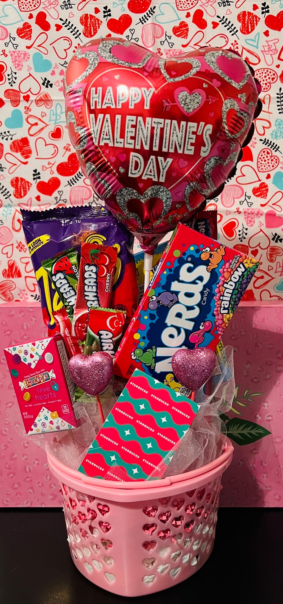 Valentines Gift Basket Etsy