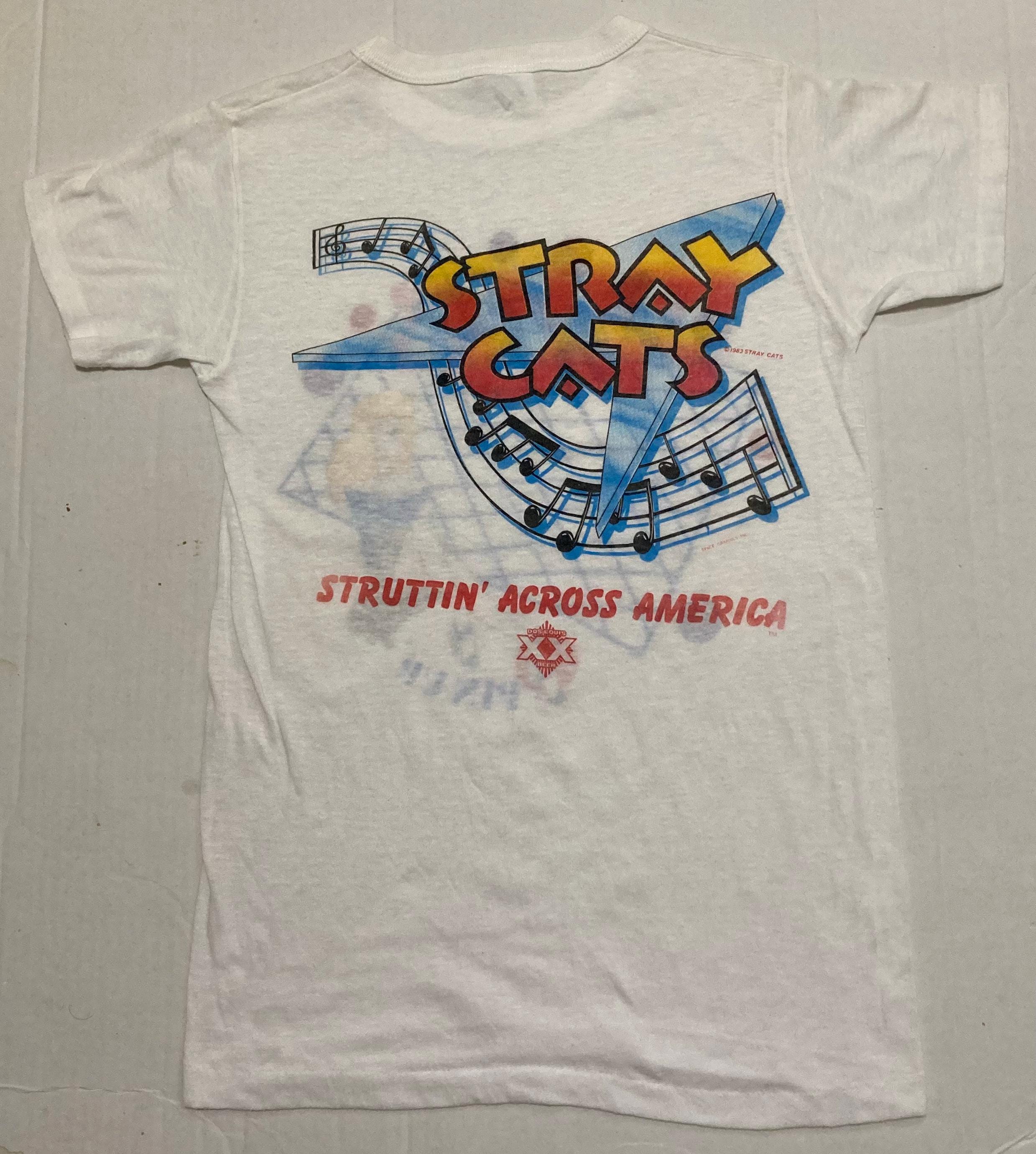 Stray Cats Vintage T-shirt Struttin