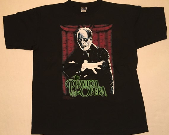 Universal Monsters Phantom of the Opera Chaney Sr Vtg T-shirt