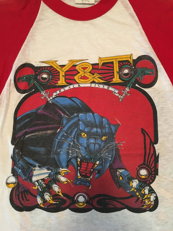 Y & T True Vintage Black Tiger Jersey - image 3