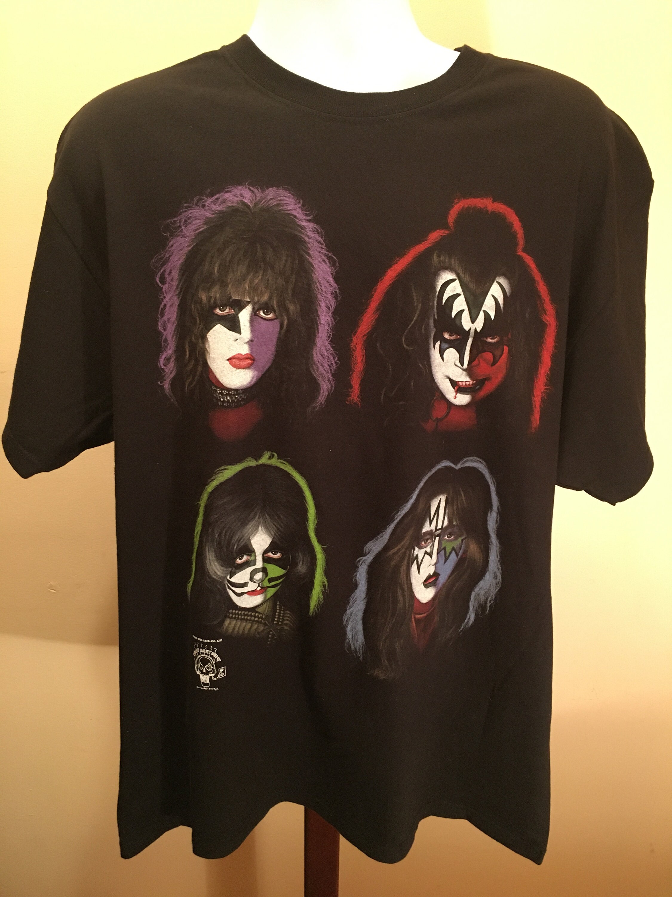 Vintage KISS Band Shirt Cronies 1996 Kiss Army Depot Large