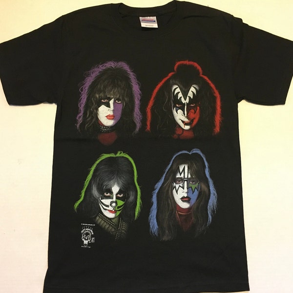 Kiss Solos 2-Sided Cronies T-shirt True Vintage 1990's Unworn S,M,L,XL