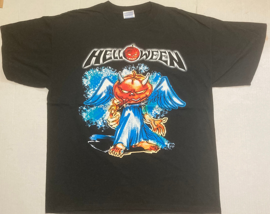 vintage 1998 Helloween tour t-shirt Distressed | SellMerchandise