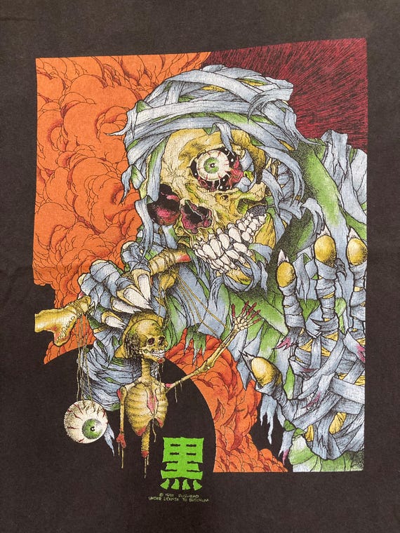 Pushead Vintage the Wave T-shirt - Etsy