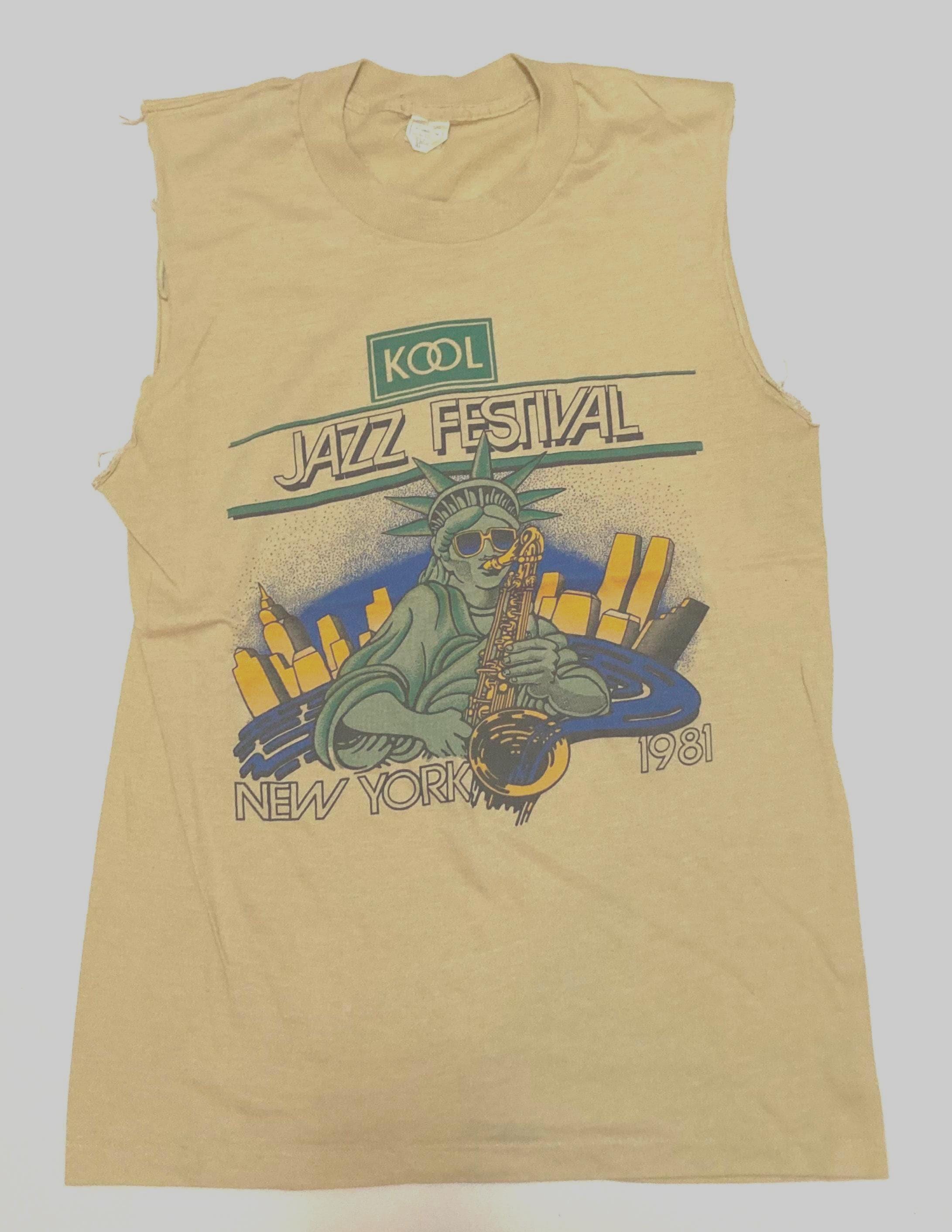 Vintage Kool Jazz Festival 1981 Sleeveless T-shirt S - Etsy